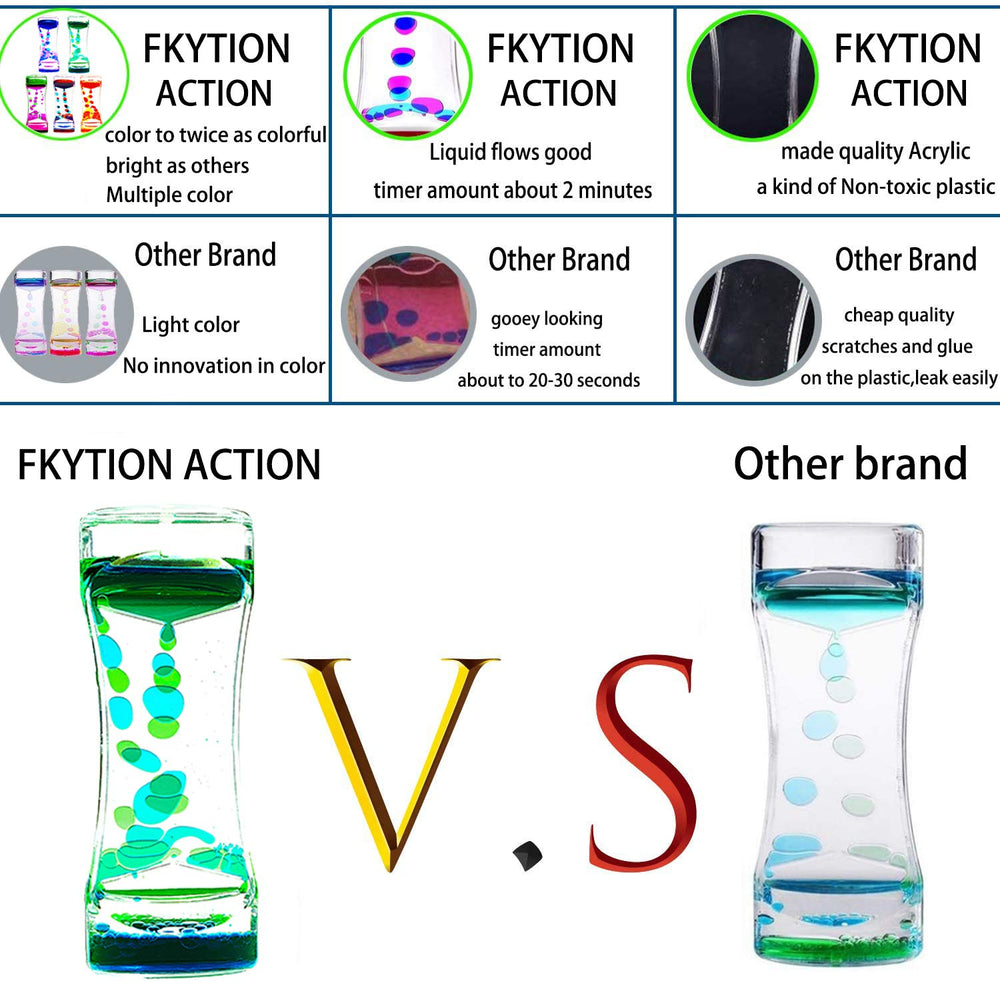 FKYTION bubbles drift slowly, providing soothing visual stimulation.