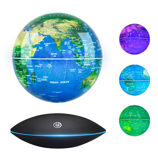 Flagest floating globe levitation setup for an elegant mid-air display.
