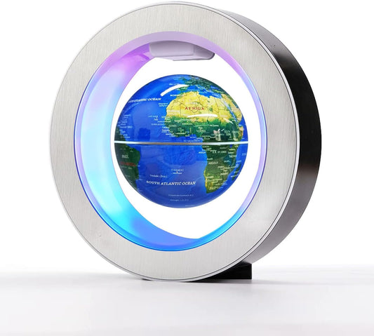 Flagest magnetic levitation floating globe on its base for a stable display.
