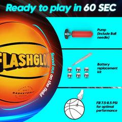 FLASHGLOW quick-inflate design makes maintenance simple after games.