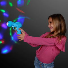 FlashingBlinkyLights Space Gun includes batteries for immediate play at gatherings.