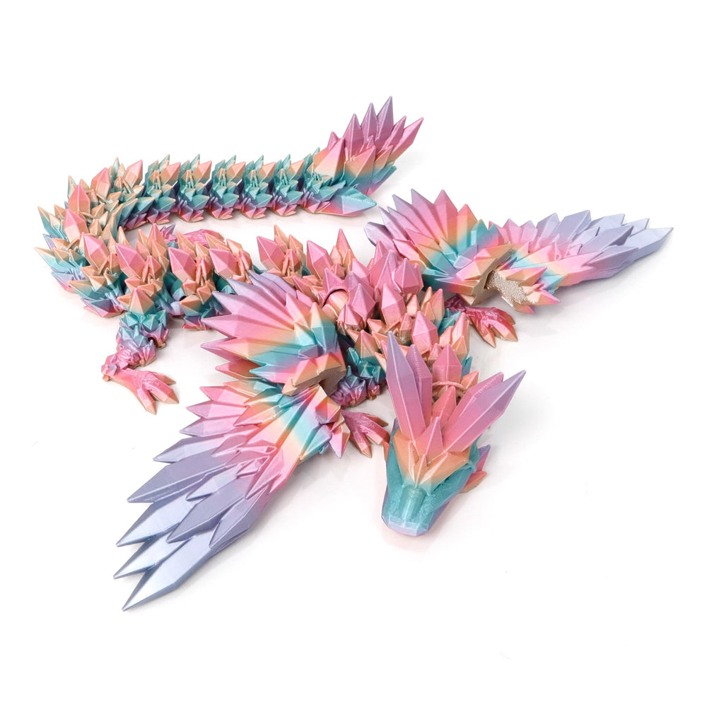 Flavery 18-inch dragon with wings for imaginative play and display.