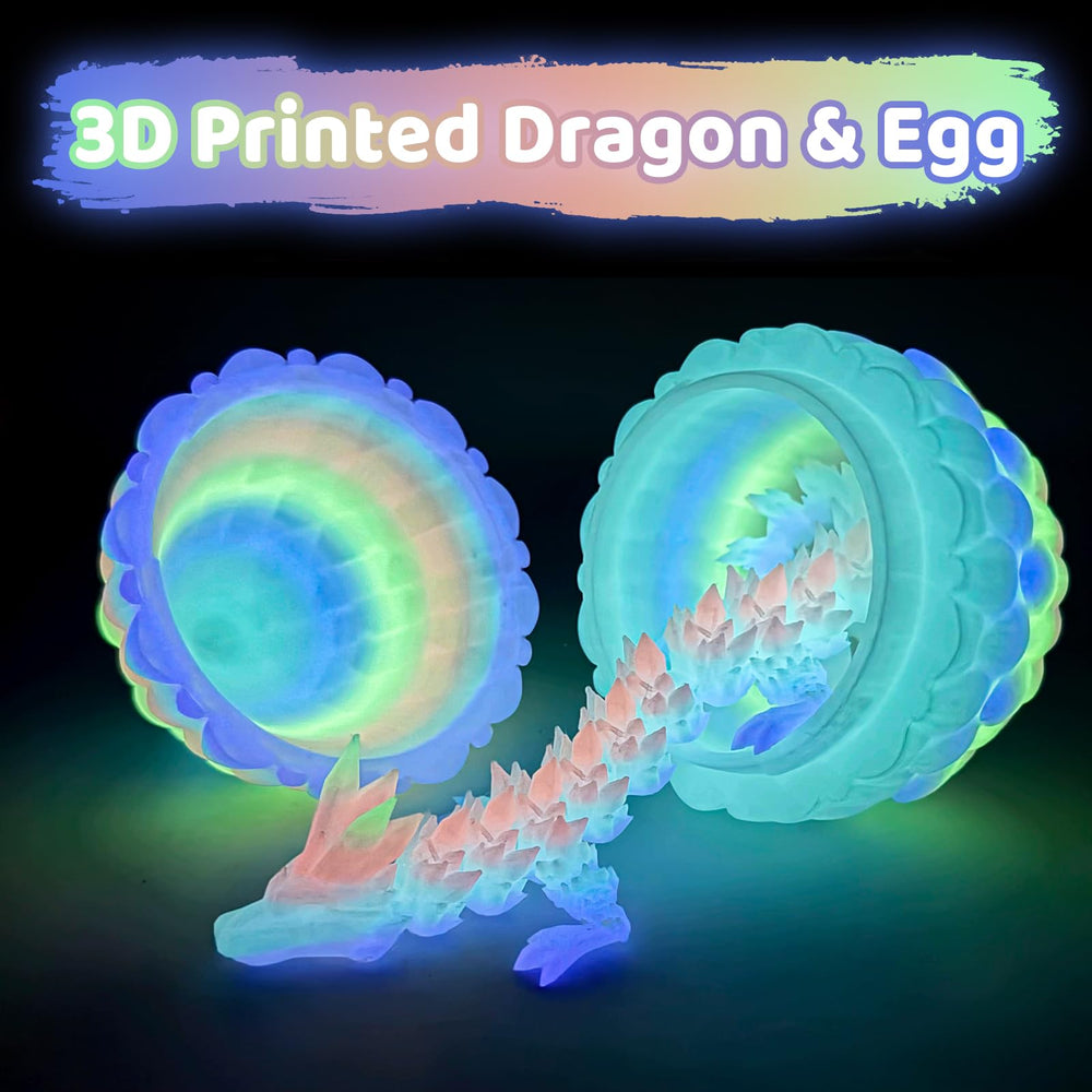 Flavery dragon egg 12-inch dragon-inside, dramatic desk centerpiece.