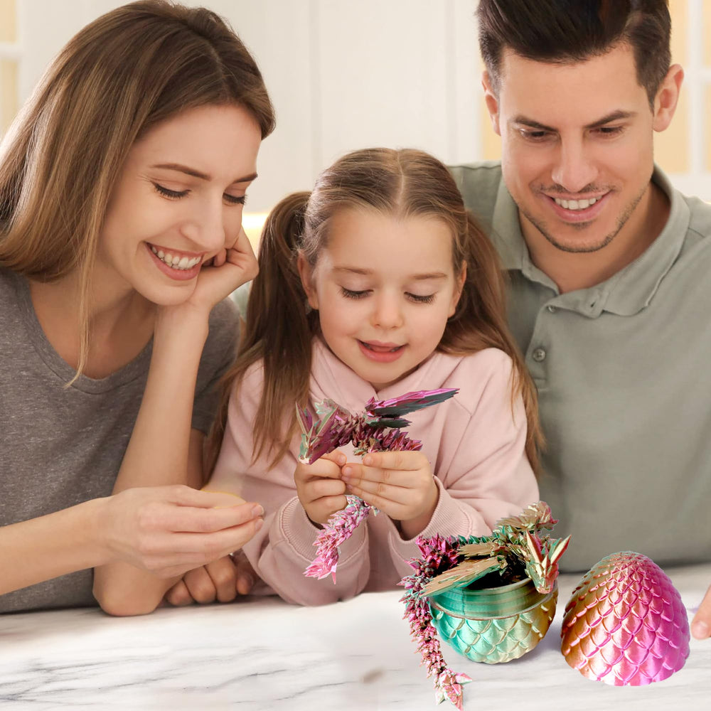 Flavery dragon egg close-up shows vivid colors and detailed features for online shoppers.