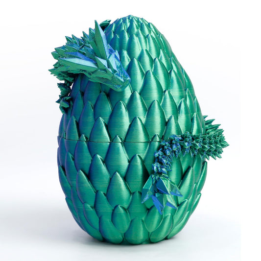 Flavery dragon egg surprise egg shows a hidden crystal dragon for elegant desk decor.