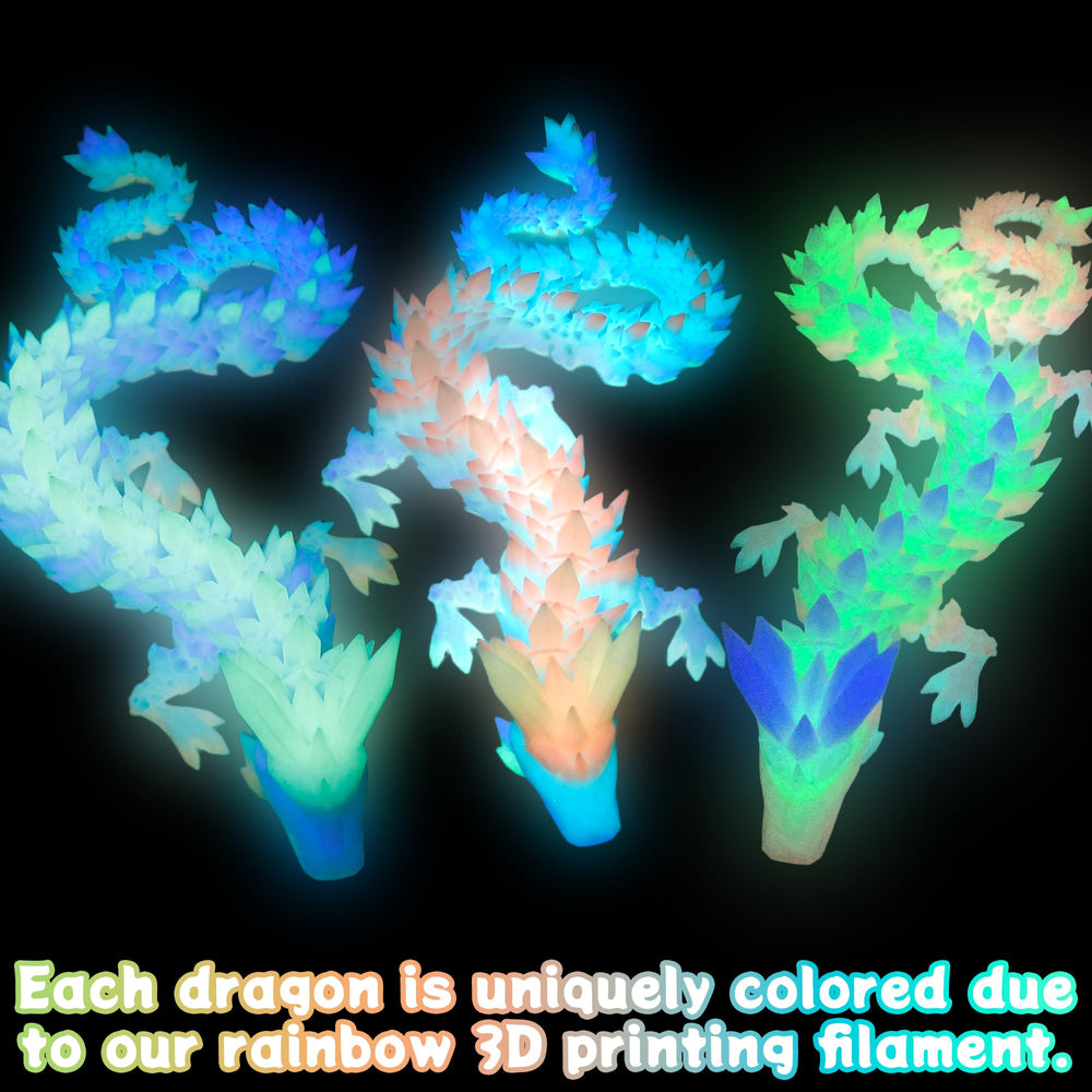 Flavery dragon pearly-sheen surface adds a premium look for desk decor.