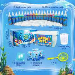 Flavery fairy elves and sea creatures help kids craft magical worlds.