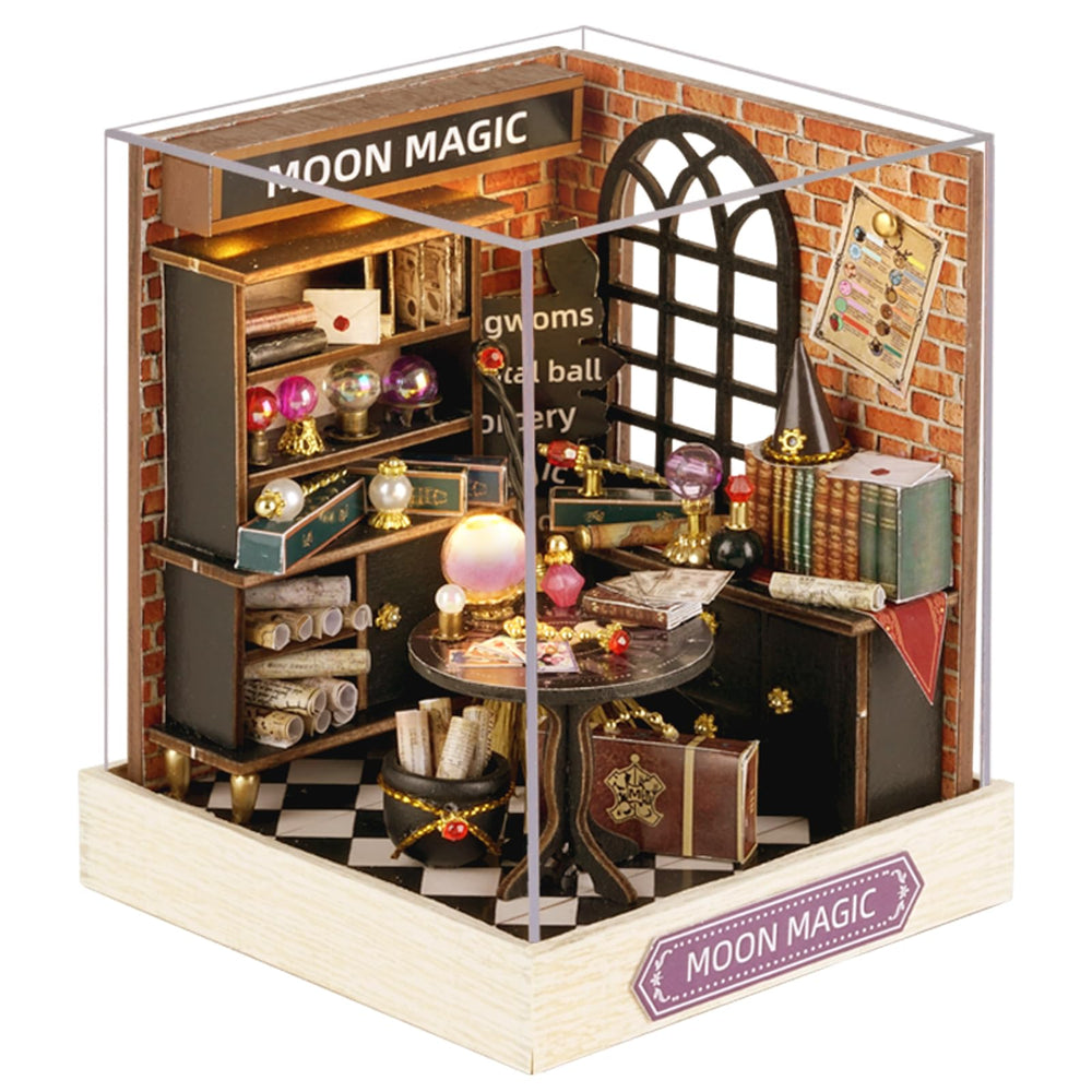 Flever Moon Magic dollhouse house structure for precise assembly