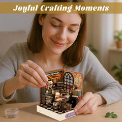 Flever Moon Magic dollhouse LED wiring adds interior illumination