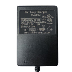 FLHFULIHUA 12V charger side view showing compact design