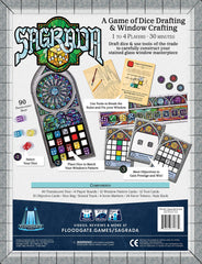 Glass-favor-tokens add a tactile finish to Sagrada gameplay sessions