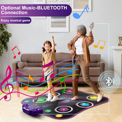 Flooyes non-slip dance mat keeps kids safe during play