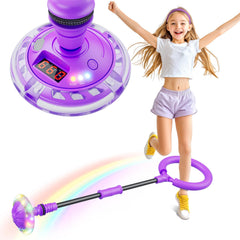 Flooyes skip ball counter display with LED lights for interactive, playful workouts