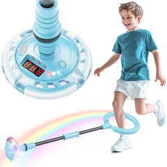 Flooyes Skip Ball with LED display glowing during play