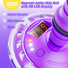 Flooyes skip ball LED wheel provides visual feedback during jumping
