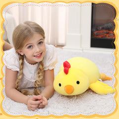 FLORVIV weighted chick plush abdomen weight creates a cozy hug when cuddled.