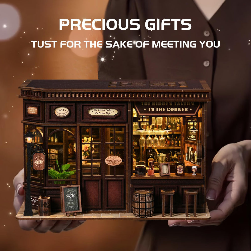 FLTRXCE Detailed interior with counter offers realistic tavern vibes.
