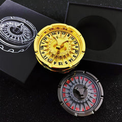 FLUEFOWL black-red finish spinner, smooth spin for dynamic RPG moments.