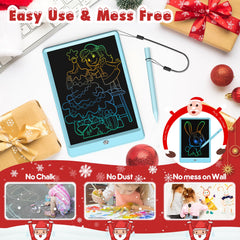 FLUESTON tablet with replaceable CR2025 battery for long life and erases