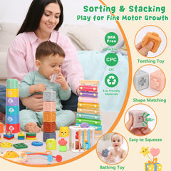 FlufiFiea mini harp toy with pluckable strings for musical curiosity.