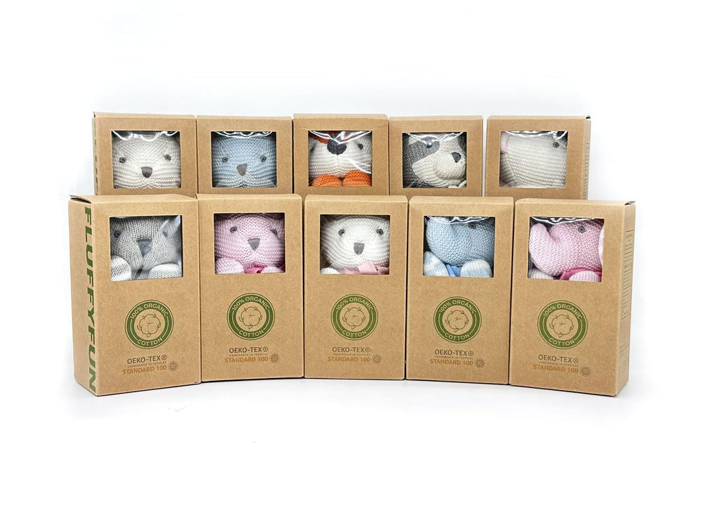 FluffyFun machine-washable elephant plush, easy care for parents.