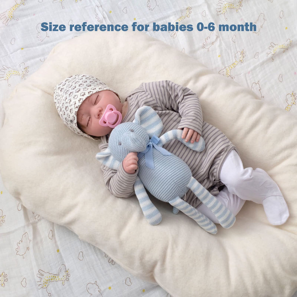 FluffyFun OEKO-TEX certified elephant toy for babies safety.