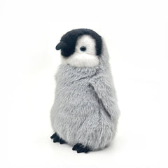 FLUFFYFUN soft penguin toy standing upright for cuddles and display