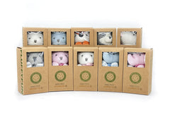 FLUFFYFUN teddy bear color options highlight pastel tones for nursery decor