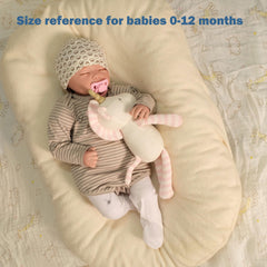 FluffyFun pink unicorn plush full-length 12in silhouette for crib decor