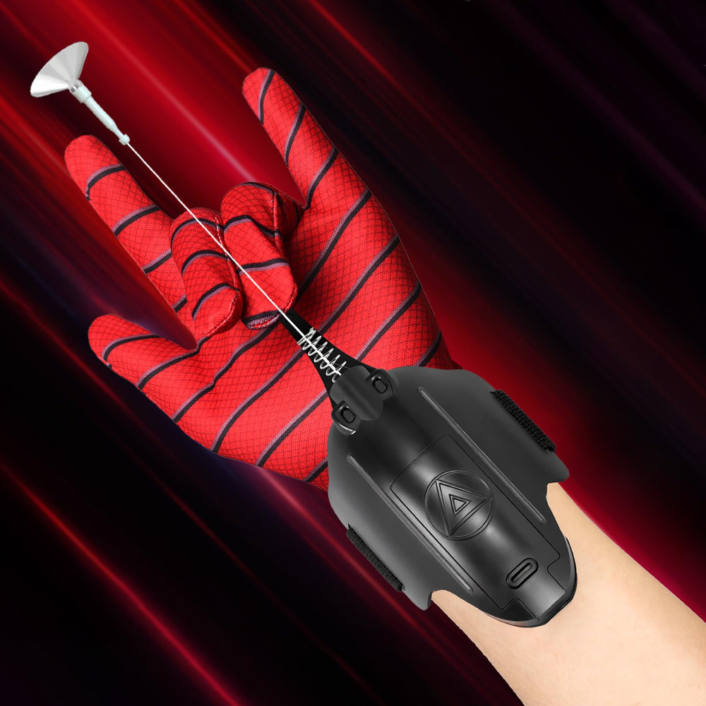 Flustime Spider Web Shooter 3.0 in standard mode delivers classic web-sling action for indoor play.