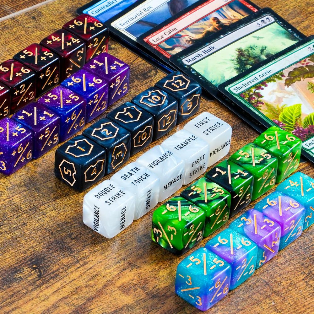 Flvdierd MTG dice counters Lifelink track life changes