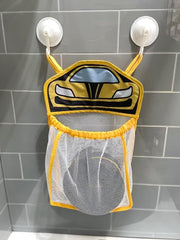FLXTRACK Mesh Storage Bag keeps toys organized after bath