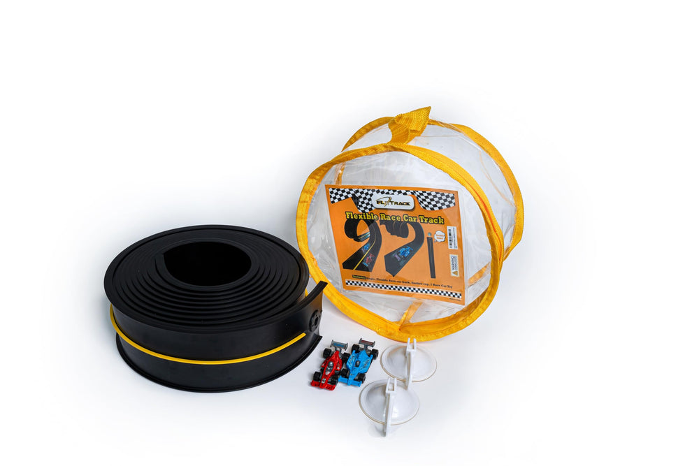 FLXTRACK suction cup demonstrates quick, secure mounting on various surfaces.