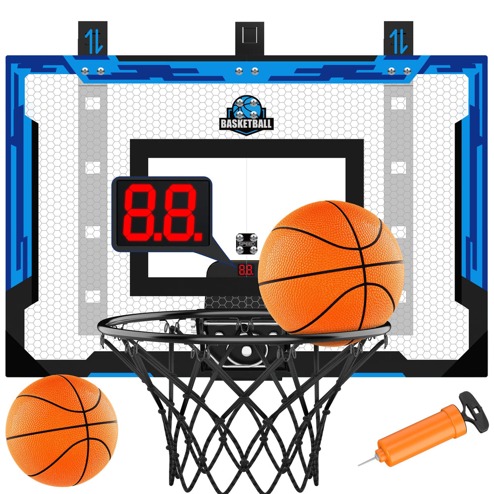 Flybakiz basketball board offers a large shooting area for family practice indoors.