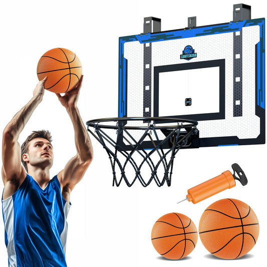 Flybakiz indoor basketball hoop board large shooting surface for confident practice.
