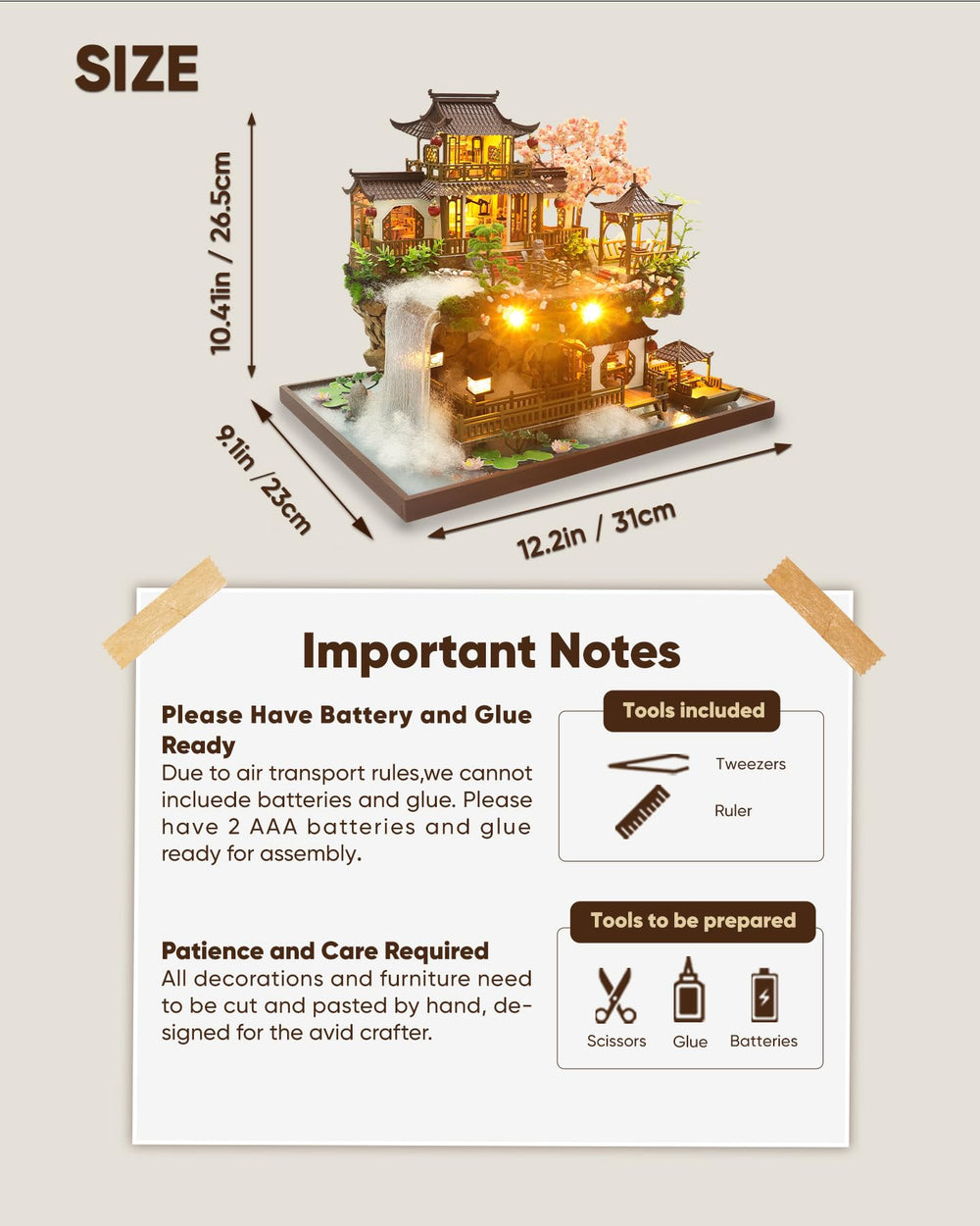 Flybean detailed instruction manual guides a step-by-step build.