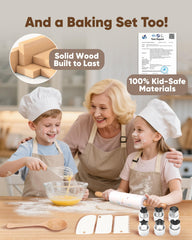 Flybean montessori-learning-play-kit enabling practical kitchen skills.