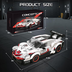 flycites Technic sports cars building block set durable ABS materials ensure a sturdy play experience