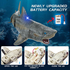 Flycites waterproof remote shark ready for any water environment.