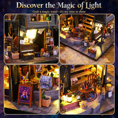 FLYINTOYS DIY miniature dollhouse furniture set adds realistic interiors for imaginative play.