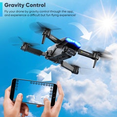 Flymevac Drone dual cameras enable multi-angle shooting