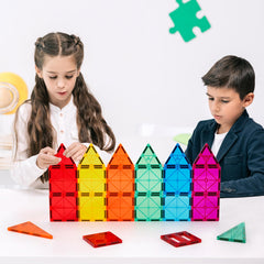 FNJO magnetic tiles idea book inspires new builds and guided play