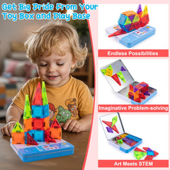 Foayex mini tiles with squares and triangles support spatial learning.