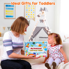 Foayex travel-friendly activity book fits easily in bags.