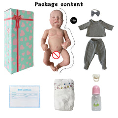 FOCKOF Realistic Reborn Baby Doll 18inch bath time play ready.