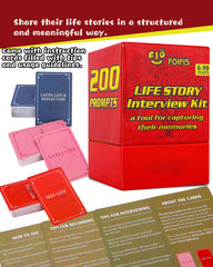FOIFIS wooden gift box interview setup inviting warm family storytelling