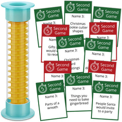 Foilswirl Christmas 5 Second Game cards for quick party prompts and laughs