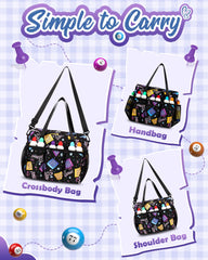 FOKDUVB bingo bag adjustable strap enables flexible carry options