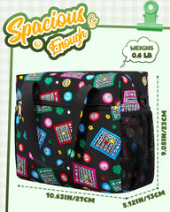 FOKDUVB Bingo Bag adjustable strap lets you wear it crossbody comfortably.