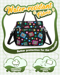 FOKDUVB Bingo Bag water-resistant fabric protects contents during travel.